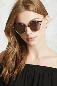 Tinted Round Sunglasses - F21