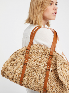 Half Moon Straw Tote - Free People