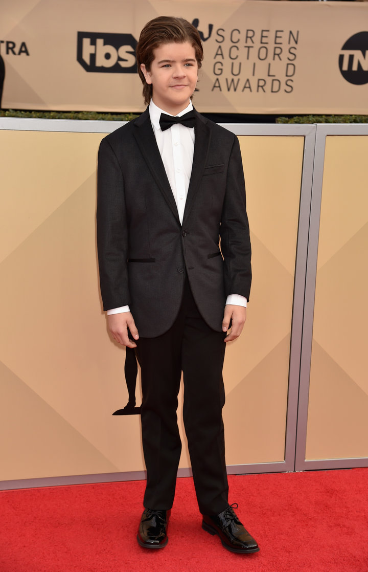 LOS ANGELES, CA - JANUARY 21:  Actor Gaten Matarazzo attends the 24th Annual Screen Actors Guild Awards at The Shrine Auditorium on January 21, 2018 in Los Angeles, California.  (Photo by Jeff Kravitz/FilmMagic)