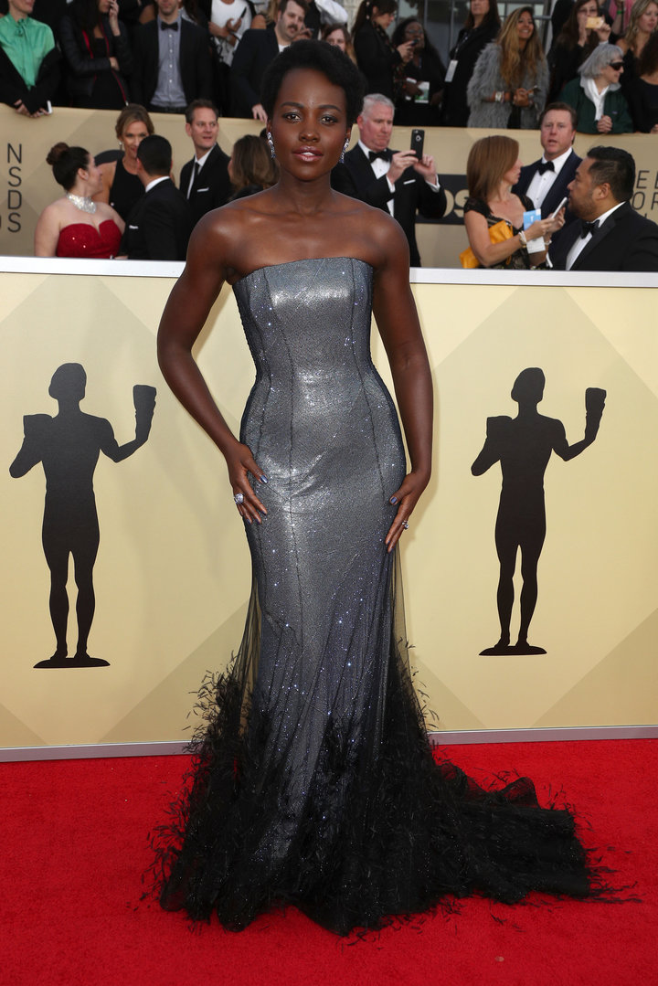 LOS ANGELES, CA - JANUARY 21: Actor Lupita Nyong'o attends the 24th Annual Screen Actors Guild Awards at The Shrine Auditorium on January 21, 2018 in Los Angeles, California. 27522_017  (Photo by Frederick M. Brown/Getty Images)