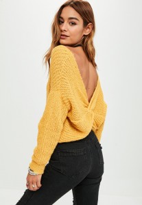 mustard-fluffy-yarm-twist-back-oversized-sweater